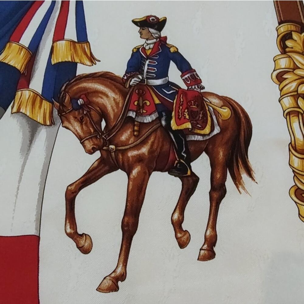 Longchamp "La Celebration 1789" large silk scarf – French Revolution EUC - Picture 8 of 11